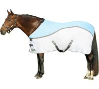 Hy - "StormX Empra MeshX Flow" Couverture de pâturage standard pour chevaux Cooler BZ6036 (198cm) (Bleu clair/gris)