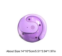 HY-T26Pro traducteur de langue casque traduction en temps réel écouteurs à oreille ouverte Bluetooth 5.4/5.0 OWS écouteurs suspendus sans fil - Type BT 5.0 Purple