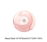 HY-T26Pro traducteur de langue casque traduction en temps réel écouteurs à oreille ouverte Bluetooth 5.4/5.0 OWS écouteurs suspendus sans fil - Type BT 5.0 Pink