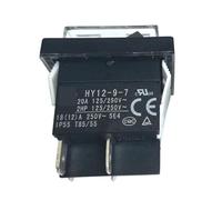 HY12-9-7 On Off Waterproof Rocker Pushbutton Switches for Tools 4Pins NWPNLXEA