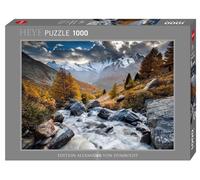 Heye Verlag – Puzzle Mountain Stream – 1000 pièces – Multicolore