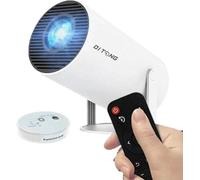 HY300 Plus Projecteur Portable HD 1080P 4K Android 11 Wifi6 LED Vidéo Home Cinéma Cinéma Téléphone Mini projecteur (HY300 Plus Blanc)