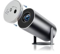 HY300 Plus Projecteur Portable HD 1080P 4K Android 11 Wifi6 LED Vidéo Home Cinéma Cinéma Téléphone Mini Projecteur (HY300 Plus Noir)