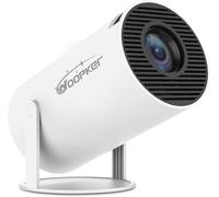 HY300 PRO Mini projecteur 4K avec WiFi et Bluetooth, projecteur portable 4K 1080p, projecteur intelligent avec Android 11.0 WiFi6 BT5.0 Correction automatique Keystone pour téléphone/clé TV/ordinateur