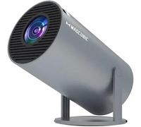 hy300 Pro Mini projecteur Support 4K1080P Double Bande WIFI6 5G sans Fil 5.0 Bluetooth Android 11, 160 ANSI 260 Lumens, Rotatif à 180 degrés, Correction Automatique de la Distorsion trapézoïdale