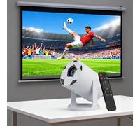 HY300 PRO Mini Vidéoprojecteur 4K 1080P Support avec Android 11, WiFi 6, Bluetooth 5.0, Supporte Airplay & Miracast, Projecteur Portable Maison et Extérieur Projecteur avec Trape Automatique (S2)