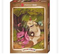 (HY30010) - Heye Puzzles - 1500 Pc - Cuckoo Symphony, Zozoville