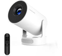 Hy300Pro+ Projecteur 4K Android 11 - Mini Vidéoprojecteur Portable Wifi 6, Bluetooth 5.4, Rotation 180°, Haut-Parleur 5W