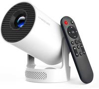 Hy300Pro+ Vidéoprojecteur,Mini Projecteur 4K Portable Android 11.0 Rétroprojecteur Avec Wifi6 Bt5.4,Rotation 180° Haut-Parleur 5W Video Projecteur Cinéma Maison,Remote Vocale