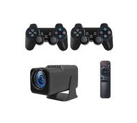 HY320 Projecteur Consoles de Jeux Rétro 30000 + Jeu H713 Android11 2.4G + 5G WIFI6 Projecteur de Jeu 3D Prise en Charge de 2 Joueurs Prise UE