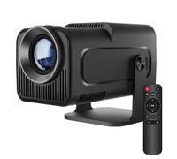 HY320 Smart Projector - Modèle Android, WiFi intégré avec Haut-Parleur Mini Vidéoprojecteur Portable 4K avec Bluetooth et WiFi, Projecteur Home Cinéma Compatible HDMI et USB