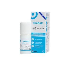 Hyabak Journalier sans Conservateur Gouttes Pour Sec Yeux 10ml