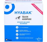 Hyabak Lot de 3 flacons de gouttes oculaires 10 ml
