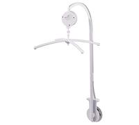 Hyacinthy Support Mobile Bebe Porte-cloche 68 CM Bricolage Jouet Décoration Support de Bras Suspendu, avec Boîte à Musique à Remonter Aider Bébé à Développer L'audition et la Lision