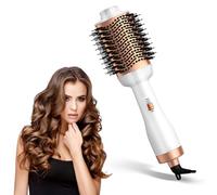 HyAdierTech Brosse à Boucler, 3 In 1 Salon One-Step Sèche-Cheveux Volumisant, Brosse Cheveux Brushing Professionnel avec 3 Températures, Soins Ioniques pour Sécher,Lisser,Volumiser,Coiffer