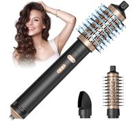 HyAdierTech Brosse Soufflante Rotative, Air Styler 800W, Seche Cheveux Ionique, Brosse Chauffante 3 en 1, Fer a Boucler 38/50mm, 2 Vitesse/2 Température, Brosse Lissante pour Lisser, Sécher, Boucler