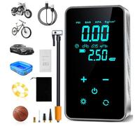 HyAdierTech Compresseur à Air Portatif, 150PSI Gonfleur Electrique Pneus, Pompe a Velo Electrique, Compresseur d'air Électrique de Pompe à Air Sans Fil avec Écran Tactile/Éclairage pour Moto Vélo Auto