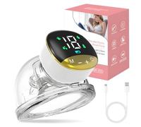 HyAdierTech Tire-lait Électrique, Tire-lait Portable Avec Écran LED, Tire-lait Mains Libres 180 ML avec 4 modes et 12 Niveaux D'aspiration, Téterelle de 24 mm, Silencieux