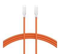 HYairspy Thunderbolt 4 - Câble USB 4 - 40 Gbit/s et 240 W Charge rapide, 5 A tressé USB-C vers C avec 8K @ 60 Hz - Compatible MacBook, iPhone 16/15, iPad, SSD, station d'accueil, eGPU (240 W, orange,