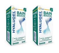 HYALUGEL - Bain de bouche Lésions diffuses et/ou nombreuses Aphtes Petites plaies Etats inflammatoires (saignement) Acide Hyaluronique Goût menthe-citron Flacon 150 mL De Bouche 2x150 ml