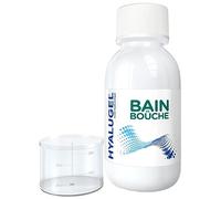 HYALUGEL - Bain de bouche - Lésions diffuses et/ou nombreuses - Aphtes - Petites plaies - Etats inflammatoires (saignement) - Acide Hyaluronique - Goût menthe-citron - Flacon - 150 mL