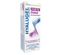 HYALUGEL Forte Perio - Gel buccal assainissant - Apaise et protège la muqueuse buccale et les gencives - Acide Hyaluronique 1,2% et Chlorhexidine 0,20% - Tube 8 mL