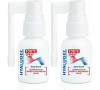 HYALUGEL® Forte - Spray Buccal Plaies sévères et douloureuses Aphtes Acide Hyaluronique 2x20 ml