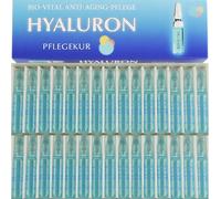 Hyaluron Bio Vital Traitement Anti-Âge 60 Ml Acide Hyaluronique Hautement Concentré 30 Ampoules De 2 Ml