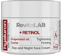 Hyaluron-Crème De Jour Et De Nuit Anti-Âge,Enrichie En Rétinol,Caviar Et Raisins Rouges,50 Ml & Power Face Serum Avec Rétinol Et Cellules Souches Végétales