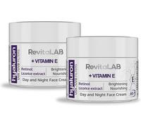 Hyaluron-Crème De Jour Et De Nuit Anti-Âge,Enrichie En Vitamine A,Vitamine E,Acide Hyaluronique Et Filtres À Rayons Uv,Pour Personnes De 60 À 75 Ans,50 Ml (Lot)