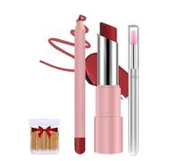 Hyaluronic Acid Lip Lifter Balm,Hydrating Glaze Lip Balm With Hyaluronic Acid,2 In 1 Long-Lasting Waterproof Lipbalm Set,Non-Sticky,Nourished Lip Color Moisturizing Shine (D-04#, SIZE)