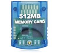 Hyamass 512 Mo (8192 blocs) Carte mémoire haute vitesse compatible avec Nintendo Gamecube et Wii Console Bleu