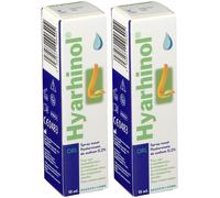 Hyarhinol Spray Nasal Pour Nez Sec Et Irrité 2x15 ml