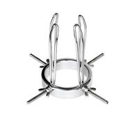 Hybacrbyn Plug anal réglable en métal avec tunnel creux - Plug anal BDSM en acier inoxydable pour hommes et femmes, design extensible à 4 vis pour exploration profonde et massage prostatique