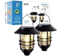HYBEC - Lanterne solaire suspendue d’extérieur pour jardin (Pack 2)