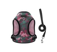 HYBEW Harnais pour petits chiens de petite taille - Réglable et respirant - Design confortable - Motif dessin animé