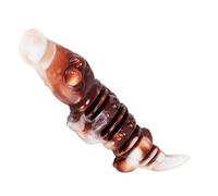 HYBEW Jouet de dentition pour chien avec stries de nettoyage dentaire encourage l'enjeu à mordre les gencives