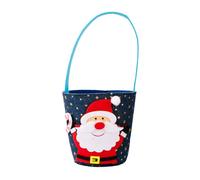 HYBEW Sac de rangement en tissu de Noël, sac de rangement portable pour décoration de vacances, sacs cadeaux et accessoires, sac de fournitures de fête de Noël