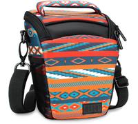 Hybrid Camera Bag with SLR Accessories Storage and Waterproof Cover - Compatible with Canon, Pentax, Sony, Nikon and More, Southwest, Modern