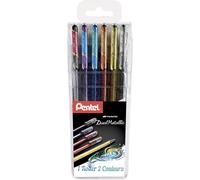 Hybrid Dual Metallic Rollers Gel Métallisé Effet 2 Couleurs - Pochette De 6 Couleurs