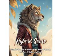 Hybrid Souls - Extraordinary Humans with Animal Heads - An Adult Coloring Book: A Therapeutic Escape into Myth & Mindfulness - 50+ Unique Surreal Designs for Stress Relief, Creativity & Calm