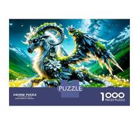 Hybride Dragon-Oiseau 1000 Pièces Pack Puzzle Charme bête Mythique Puzzle Carton Extra-épais - Collectionneurs’ Favorite, Détente, Pause Bureau Voyage Et Fêtes 70x50cm/1000pcs