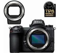 Hybride Nikon Z6 Boîtier Nu Noir + Bague d'adaptation pour objectifs Nikkor F noir G