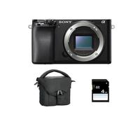 Hybride Sony appareil photo hybride alpha 6100 noir nu + sac + sd 8 go