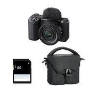 Hybride Sony appareil photo hybride alpha zv-e10 II noir + 16-50 pz II + sac + sd 8 go