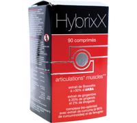 HybrixX Curcuma Articulations Et Muscles Complément Alimentaire 90 Comprimés