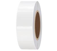 Hybsk 2,5 x 5,1 cm Rectangle carré Crystal Clear Emballage de Vente Joints Cercle Décorations Stickers/Etiquettes Transparent 500 par Rouleau