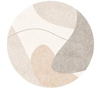 HYBXAQ Mode Tapis Ronds 80 cm 100 cm 120 cm 140 cm 160 cm 180 cm 200 cm Tapis Circulaire pour Salon Chambre Ordinateur Chaise Tapis Décor À La Maison (Size : Diamètre 180cm)