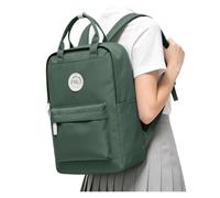HYC00 Sac à Dos Scolaire Collège Lycee Fille Cartable Scolaire Garcon Léger | Petit Sac a Dos Loisir Femme Homme Sac à Dos Scolaire Adolescents Résistant à l'eau Sacs Ecole pour Uni Voyage,E-Vert Armée