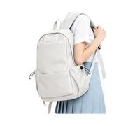 HYC00 Sac à Dos Scolaire Collège Lycee Fille Cartable Scolaire Garcon Léger | Sac a Dos Ecole Multi-poches Sacs à dos Loisir Scolaire Antivol Sac Ecole avec Compartiment Ordinateur College Pack,A-Blanc